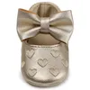 Premiers marcheurs automne printemps mode bébé chaussures belle Walker PU fond souple brillant Sequin amour fille princesse 0-18M