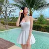 Maillots de bain pour femmes 2023 Style coréen femmes maillot de bain une pièce bandé maillot de bain Sexy maillot de bain vêtements de plage sangle vêtements de plage