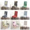 Stretch Chair Covers Elastic Dining Seat Stretchable Cover Washable for Home Decor Wedding Party Hotel