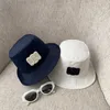 emmer hoed designer visser hoed luxe hoed mannen vrouwen casual solide kleur paar modellen cap strand reis zonbescherming zon schaduw mode cap