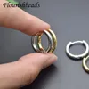 Componenten 16mm/20mm Kwaliteit Nikkelvrij Goud Kleur Plain Metal Messing Ronde Oorbel Haken DIY Sieraden bevindingen 30 stks/partij