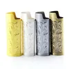 Smoking Colorful Pattern Metal Alloy J3 Lighter Skin Case Casing Shell Protection Sleeve Portable Replaceable Innovative Tobacco Cigarette Handpipes Holder