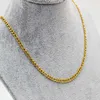 Цепи 5 мм/7 мм шириной золотой цветовой цепь, соответствующие мужчинам/женщинам из нержавеющей стали, украшения хип -хоп готическое ожерелье оптом