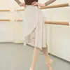 Stage Wear 2023 Ballet Dance Skirt Women Adult Chiffon Hip Scarf Tutu Clothes Practice Fairy Lace-Up JL5464