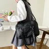 Taille Sacs Japonais Étudiant Sac À Main Lycée JK Uniforme Épaule Messenger PU lLeather Femmes Ordinateur 230520