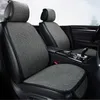 Cushions Summer Flax Car Seat Cover Four Seasons Front Linen Fabric Cushion Breathable Protector Mat Pad Auto Accessories Universal AA230520