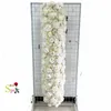 Dekorativa blommor SPR Bröllop Tillbehör Artificiellt blommor Arrangemang Skräddarsydd Mottagning Mångrind Stage Backdrop Rambåge