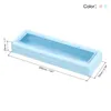 2Pcs Kreative Acryl Schreibwaren Box Bleistift Fall Stift Tragbare Transparente Abdeckung Boxen Lagerung Schule Liefert