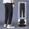 Men's Pants Sports Pants For Men Joggers Fashion Trouser Male Clothing Black Ice Silk Breathable Streetwear Pants Elastic Sweatpants 2022