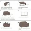 Pokrywa krzesełka Vintage Geometryczna sofa sofy zjeżdżalnia bawełna do salonu slipcover kanapa 1/2/3/4