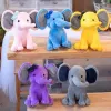 25cm Cute Toys de pelúcia de elefante desenho animado Dormir travesseiro recheado Doll Doll Bolster Gift Birthday Presente para crianças Pluushie Blue
