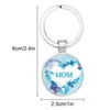 Fashion Mother's Day Cadeau voor moeder moeder Mom Keyring verjaardagsfeestje cadeau sleutelhanger vrouwen portemonnees bag auto charmes sleutelhouder sieraden