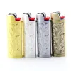 Smoking Colorful Pattern Metal Alloy J3 Lighter Skin Case Casing Shell Protection Sleeve Portable Replaceable Innovative Tobacco Cigarette Handpipes Holder