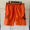 Summer CP Short Mens Track Pant Nylon Swim Shorts Man Jogging Shorts Fitness Sweatpants 5 Colors blue