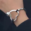 Bracelets en alliage de cuir et de perles, fermoir en argent, à la mode, vente en gros, nouveau bracelet cadeau à la mode européenne 2021