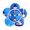 Dekoracje świąteczne 31 -calowe drzewo do domu 2023 Navidad Blue Snowman Ornaments Flanlelette Xmas Fartuchy