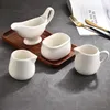 Zestawy naczyń stołowych sałatka sałatka garderoba mini syrop ceramiczne filiżanki kawy sos kremu z dzban