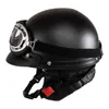 Motorfiets helmen helm open gezicht retro capacete de moto scooter motorbike veiligheid vintage casco vier seizoenen
