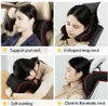 Cushions Quality Car Cushion and Back Support Pillow Set Memory Foam Fit Body Curve Relieve Seat Pressure Correct Posture AA230520