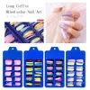 False Nails 100Pcs Mixed Color Long Ballerina Fake Full Cover Glossy Acrylic Tip DIY Beauty Manicure Extension Tools