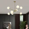 Kroonluchters Noordse magische bonen Woonkamer Modern Minimalistisch Glak Licht Luxe Branch Moleculaire lamp Creatieve slaapkamer Main