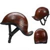 Hełmy motocyklowe BSDDP Vintage Hełm Baseball Cap Mężczyźni i kobiety skuter Half Face Casque Moto Motorbike Riding