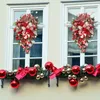 Wall Stickers Christmas Ornaments Lollipop Door Candy Wreath Hanging Decoration Home Decor