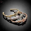 Bracelet YULAILI 2018 livraison gratuite de haute qualité mode conception ronde trois tons dames bracelets de fête