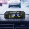 Reloj de coche nuevo con aspecto de reloj Digital de coche Solar con pantalla LCD accesorios de coche para piezas únicas adornos portátiles para coche