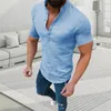 Męskie koszule męskie męskie Top Slim Fit Męska koszula wygodna codzienna noszenie eleganckie kolorowe lato