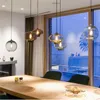 Lâmpadas pendentes de brilho moderno de lustre pendente de teto de cristal de teto deco chambre hanglamp luminaria pendentepending