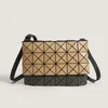 Brands Minimalist Same Style Geometric Diamond Checker Colored Kangaroo Single Shoulder Crossbody Folding Women's Pillow Bag