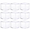 Jewelry Pouches Clear Square Cube: 9pcs Small Box With Lid Storage Boxes Organizer Containers For Candy Tiny