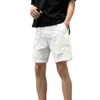 メンズショーツヤングメンショートパンツ膝の長さソリッドカラーヒップホップジッパーボタン閉鎖男性スウェットパンツ男性夏のショーツデイリーウェアAA230520
