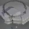 Ketten 2023 Mount Star Light Luxus Halskette Täglicher Schmuck Machen Sie Modische Wassertropfen Granne Kragen Pullover Kette Geschenke