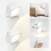 Vägglampor Modern inomhus LED -lampa magnet 360 projektor avtagbar sconce hembelysning sovrum vardagsrummet dekorera ljus