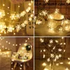 Christmas Decorations Snowflake LED String Lights Fairy Festoon Light Battery-operated Garland Year 2023