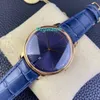 Orologio PPF 85180 Movimento meccanico CAL.2450 Pendente in oro 22 carati Diametro 40 mm Vetro zaffiro Cintura bovina impermeabile