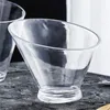 Dinarty Sets Acryl Dessert Bowls Ice Bucket Holder Beer Clear Pho Bowl Candy Dish Round Flower Vase