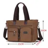 Aktetjes mannen canvas aktetas reistassen koffer klassieke messenger schoudertas draagtas handtas grote casual zakelijke laptop tas xa506f 230520