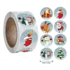 Gift Wrap 100-1000PCS kerstmascotte stickers Pegatinas Navidad Noel Adesivos Natale Kerst Scrapbooking For Kids Decoratie