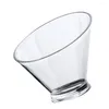 Dinarty Sets Acryl Dessert Bowls Ice Bucket Holder Beer Clear Pho Bowl Candy Dish Round Flower Vase