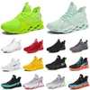 2023 zapatos para correr para hombre negro blanco rojo amarillo verde gris verde azulado verde para hombre zapatillas deportivas color8