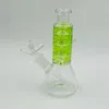 Vintage PREMIUM MINI GLYCERIN Glass Bong Water Hookah Smoking Pipes With Bowl Original Glass Factory can put customer logo by DHL UPS CNE