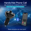 Novo Transmissor FM Aux Modulador Bluetooth Handsfree Car Kit Car Audio MP3 Player Dual USB Car Charger com 3.4A Quick Charge