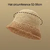 Szerokie brzegowe czapki 1PC Summer Duże słomka kapelusz Outdoor UV Cap Casual Solding Sun Beach Busket Panamy dla kobiet