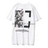 T-shirt da uomo Ofs Flower Designer Moda Uomo Felpe con cappuccio Felpa con cappuccio Unisex Donna Con cappuccio Casual Harajuku Pullover Streetwear Sweatshirtoff Offs White V332