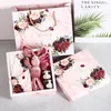 Geschenkpapier, quadratisches Box-Set, Handtasche, Verpackung, Karton, Hochzeit, Party