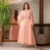 Vêtements ethniques Robe de soirée arabe Diamants Femmes Jalabiya Caftan marocain Arabe Dubai Robe saoudienne Ramadan Eid Robe de soirée musulmane Abayas