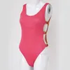 Women's Swimwear One Piece Bikini Women Sexy Cut Out Backless Swimsuit Ladies Sleeveless Vestidos De Bano Mujer 2023